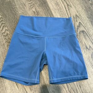 lululemon athletica Blue Bike Shorts